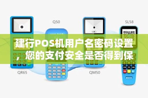 建行POS机用户名密码设置，您的支付安全是否得到保障？
