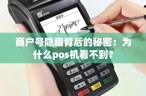 商户号隐藏背后的秘密：为什么pos机看不到？