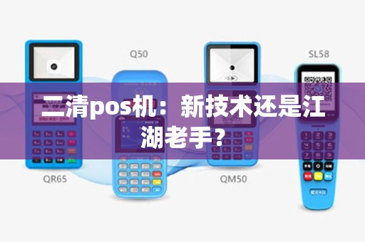 二清pos机：新技术还是江湖老手？
