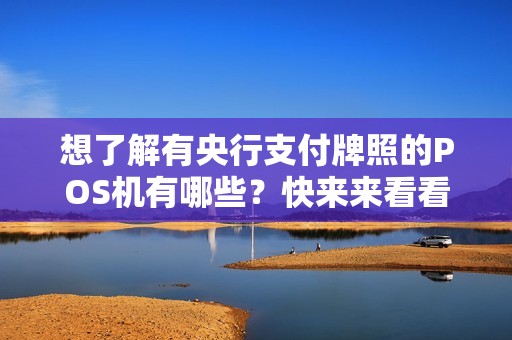 想了解有央行支付牌照的POS机有哪些？快来来看看吧！