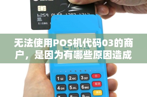 无法使用POS机代码03的商户，是因为有哪些原因造成的呢？