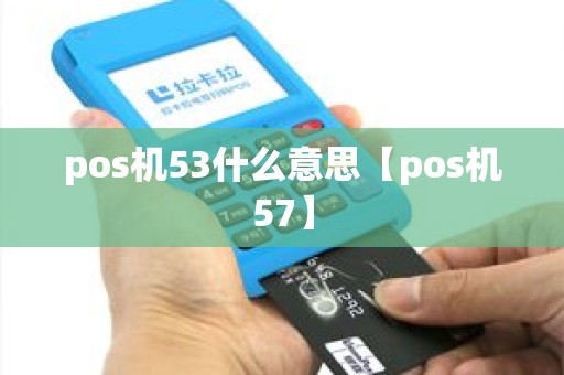 pos机53什么意思【pos机57】