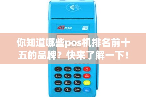 你知道哪些pos机排名前十五的品牌？快来了解一下！