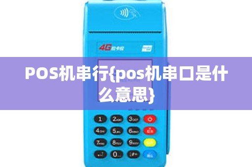 POS机串行{pos机串口是什么意思}