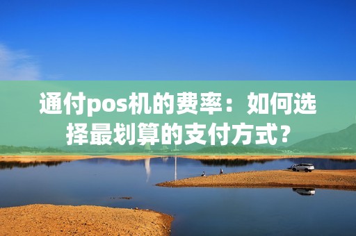 通付pos机的费率：如何选择最划算的支付方式？