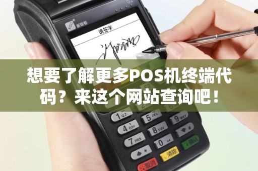 想要了解更多POS机终端代码？来这个网站查询吧！