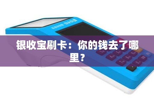 银收宝刷卡：你的钱去了哪里？