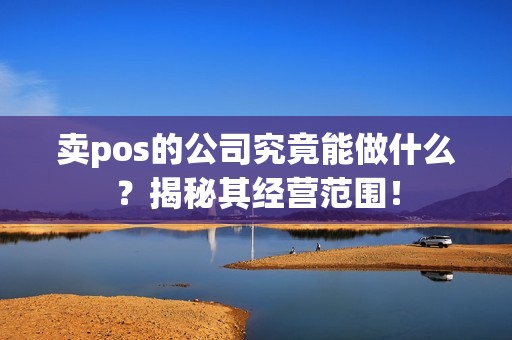卖pos的公司究竟能做什么？揭秘其经营范围！
