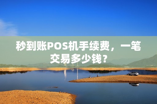 秒到账POS机手续费，一笔交易多少钱？