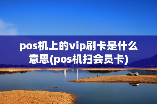 pos机上的vip刷卡是什么意思(pos机扫会员卡)