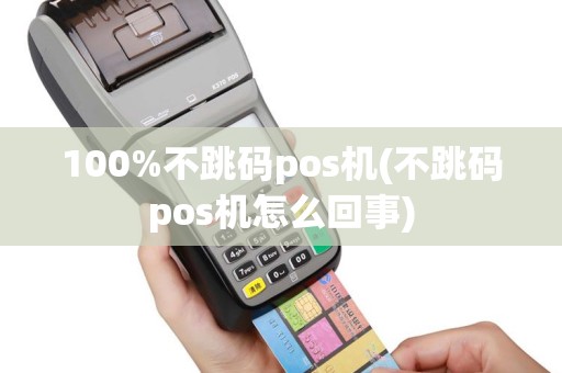 100%不跳码pos机(不跳码pos机怎么回事)