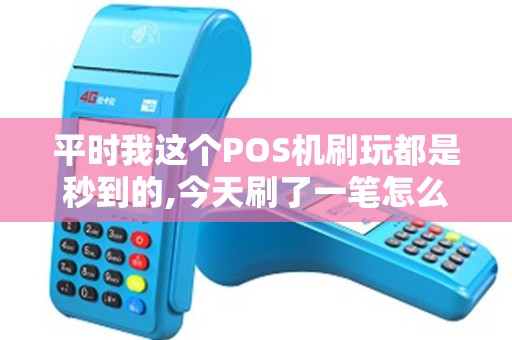 平时我这个POS机刷玩都是秒到的,今天刷了一笔怎么到现...