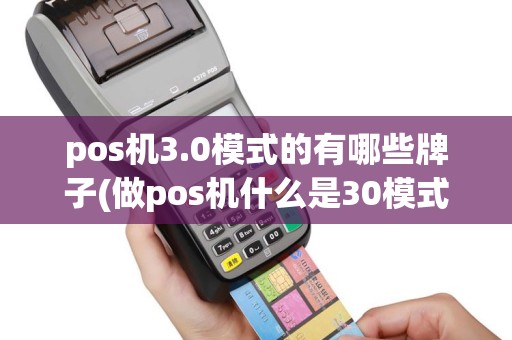 pos机3.0模式的有哪些牌子(做pos机什么是30模式)
