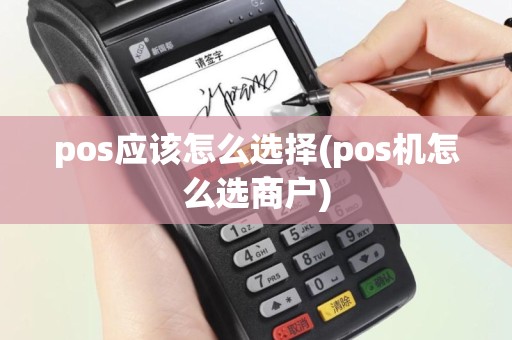 pos应该怎么选择(pos机怎么选商户)