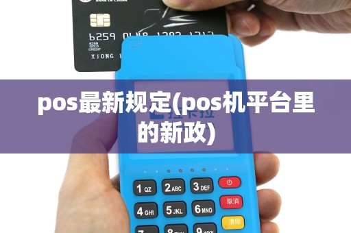 pos最新规定(pos机平台里的新政)