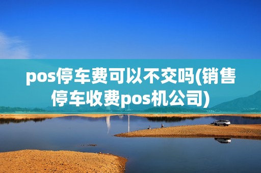 pos停车费可以不交吗(销售停车收费pos机公司)