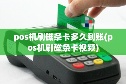 pos机刷磁条卡多久到账(pos机刷磁条卡视频)