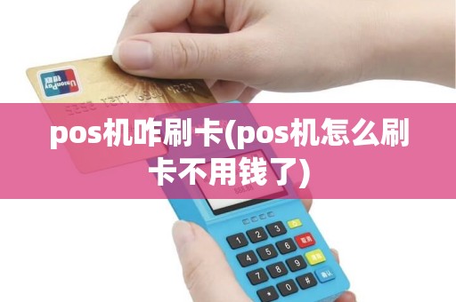 pos机咋刷卡(pos机怎么刷卡不用钱了)