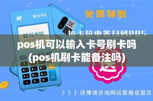 pos机可以输入卡号刷卡吗(pos机刷卡能备注吗)