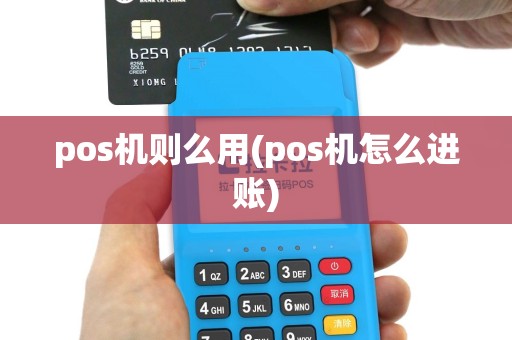 pos机则么用(pos机怎么进账)