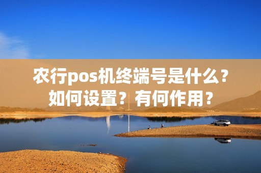 农行pos机终端号是什么？如何设置？有何作用？