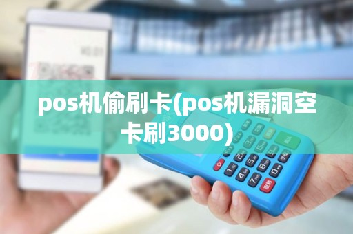 pos机偷刷卡(pos机漏洞空卡刷3000)