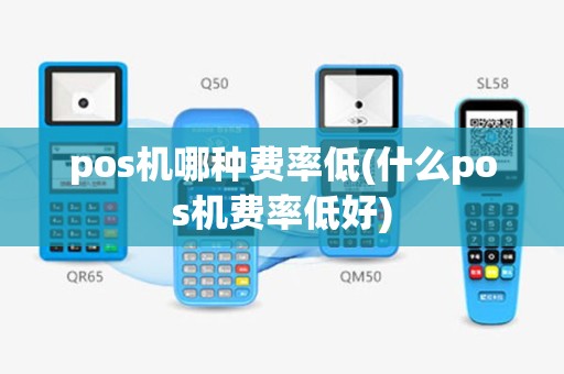 pos机哪种费率低(什么pos机费率低好)
