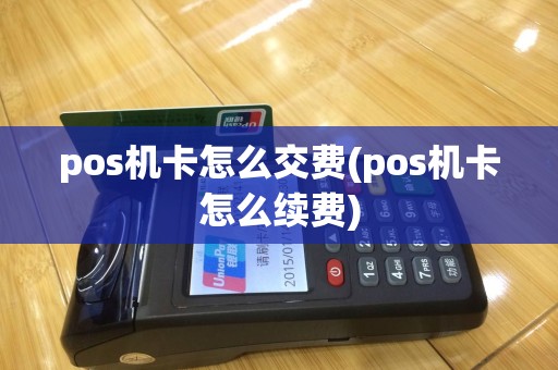pos机卡怎么交费(pos机卡怎么续费)