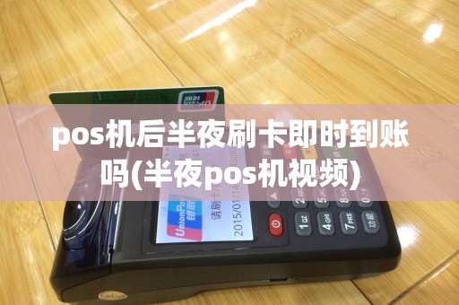 pos机后半夜刷卡即时到账吗(半夜pos机视频)