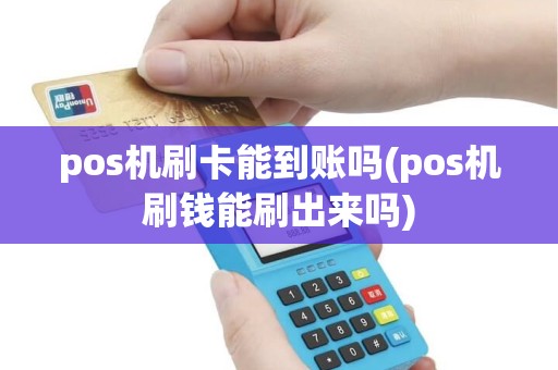 pos机刷卡能到账吗(pos机刷钱能刷出来吗)