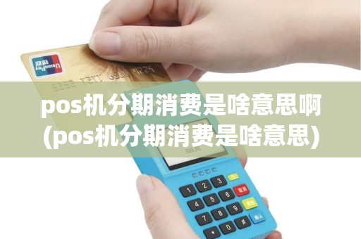 pos机分期消费是啥意思啊(pos机分期消费是啥意思)