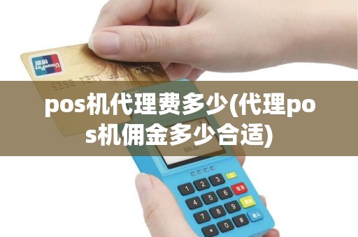 pos机代理费多少(代理pos机佣金多少合适)