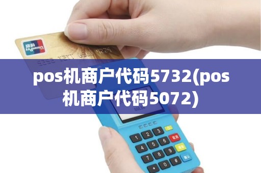 pos机商户代码5732(pos机商户代码5072)