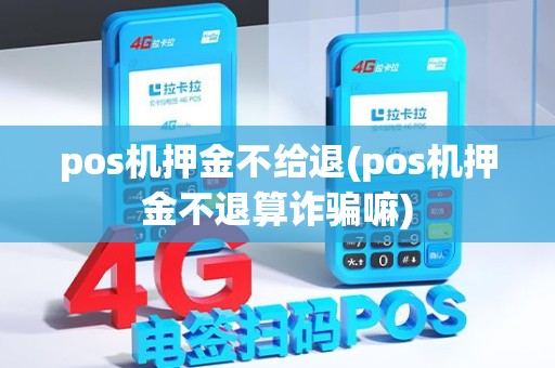 pos机押金不给退(pos机押金不退算诈骗嘛)