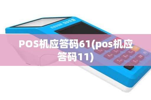 POS机应答码61(pos机应答码11)