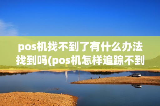 pos机找不到了有什么办法找到吗(pos机怎样追踪不到信息)