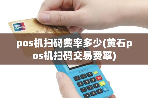 pos机扫码费率多少(黄石pos机扫码交易费率)