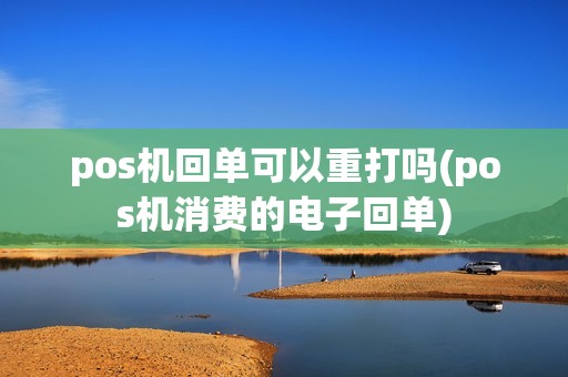 pos机回单可以重打吗(pos机消费的电子回单)