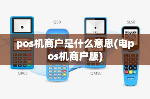 pos机商户是什么意思(电pos机商户版)
