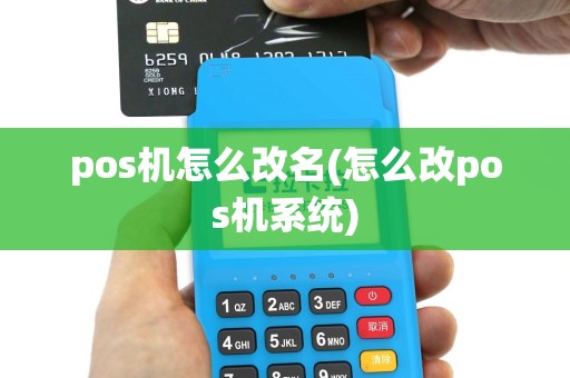 pos机怎么改名(怎么改pos机系统)