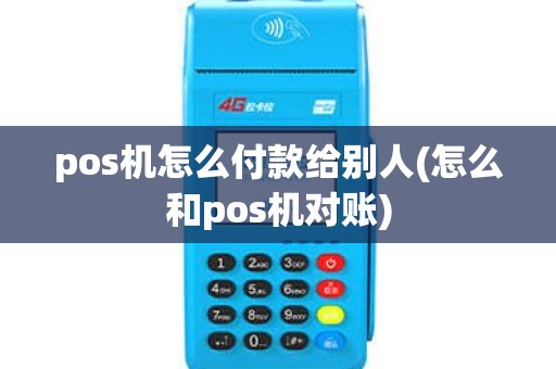 pos机怎么付款给别人(怎么和pos机对账)