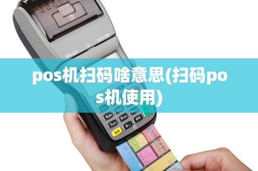 pos机扫码啥意思(扫码pos机使用)