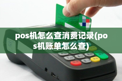 pos机怎么查消费记录(pos机账单怎么查)