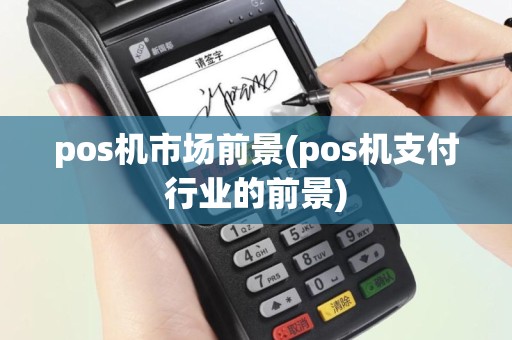 pos机市场前景(pos机支付行业的前景)
