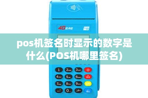 pos机签名时显示的数字是什么(POS机哪里签名)