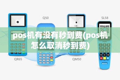 pos机有没有秒到费(pos机怎么取消秒到费)