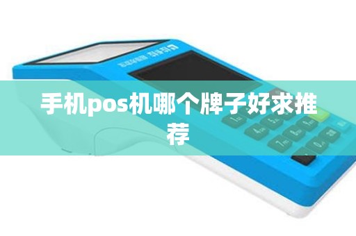 手机pos机哪个牌子好求推荐