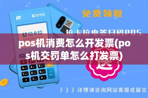 pos机消费怎么开发票(pos机交罚单怎么打发票)