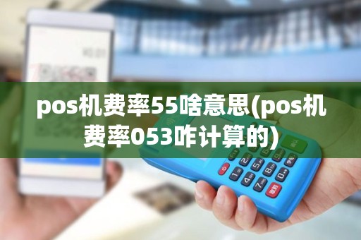pos机费率55啥意思(pos机费率053咋计算的)