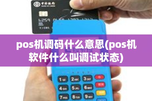 pos机调码什么意思(pos机软件什么叫调试状态)